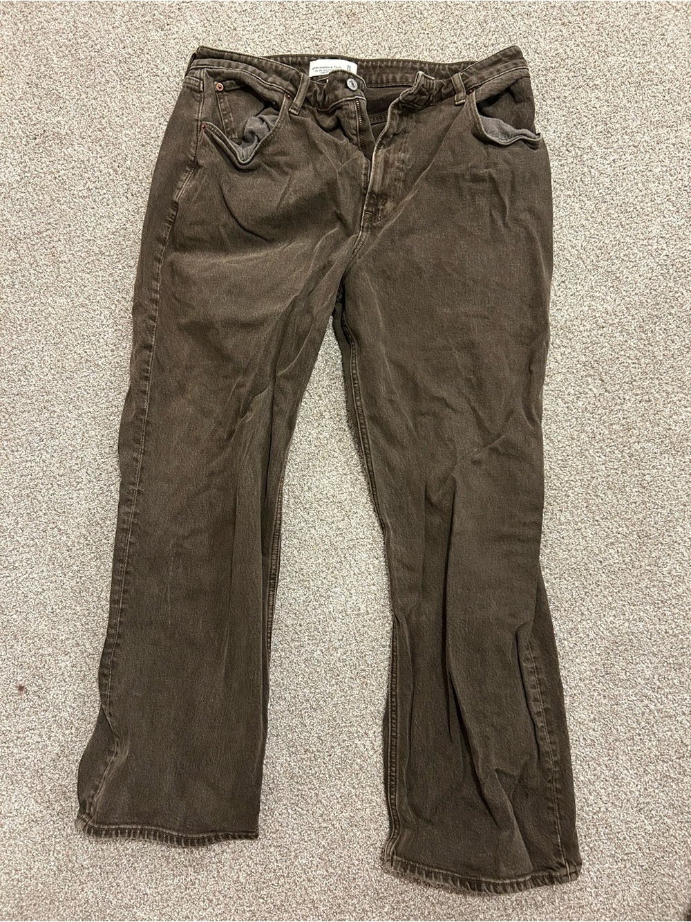 Abercrombie Curve-love 90’s High Rise Relaxed Jean